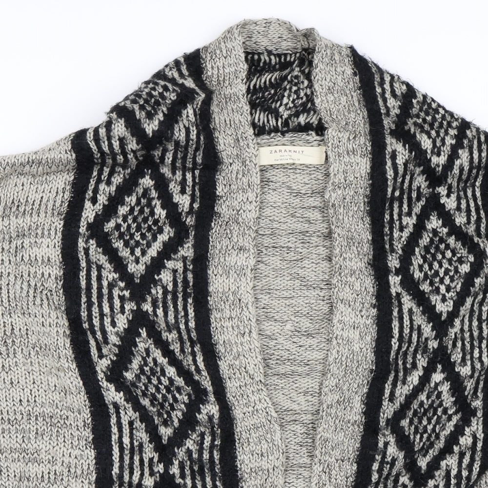 Zara Womens Beige   Cardigan Jumper Size M
