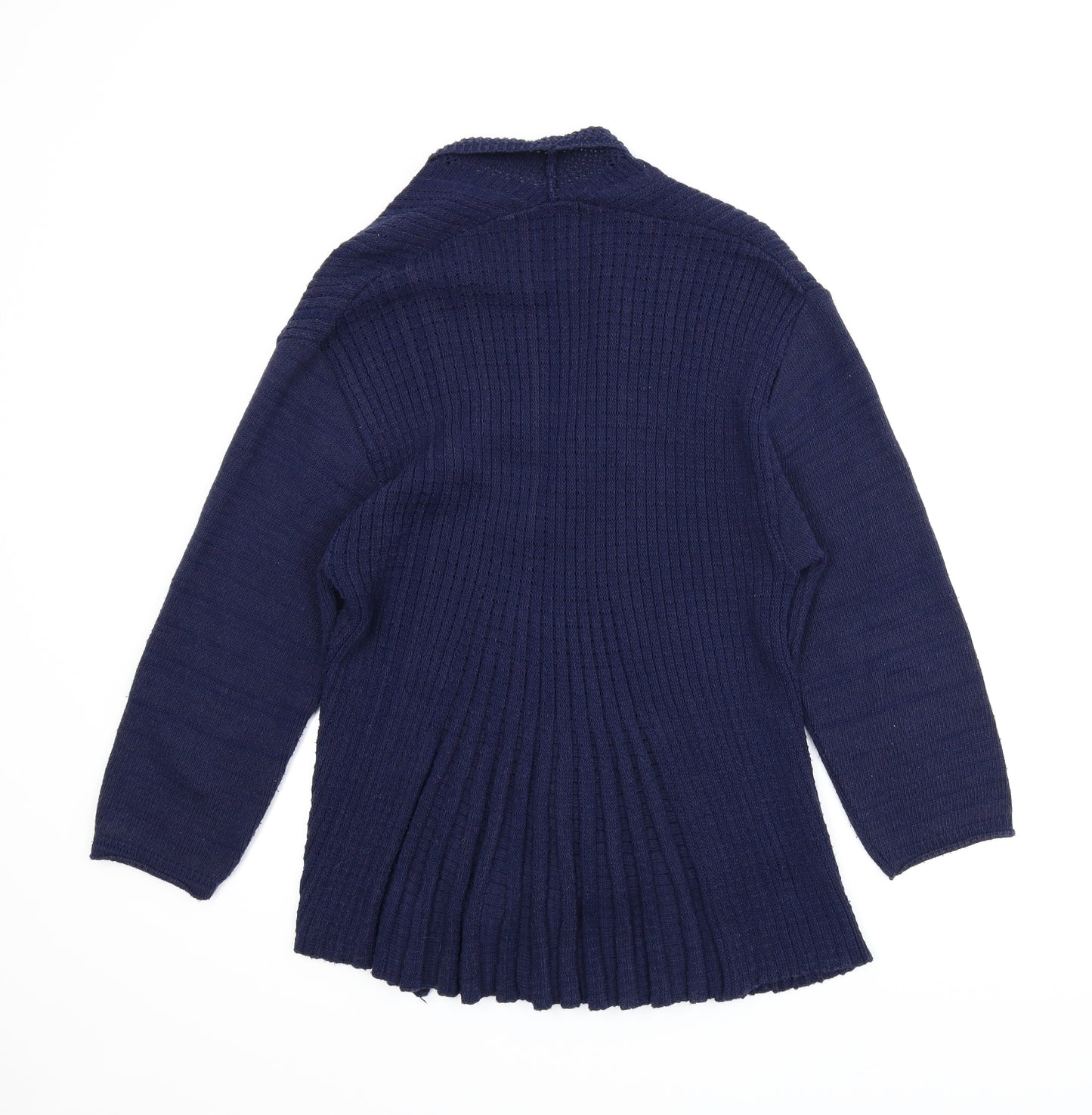 Future Lady Womens Blue   Cardigan Jumper Size L