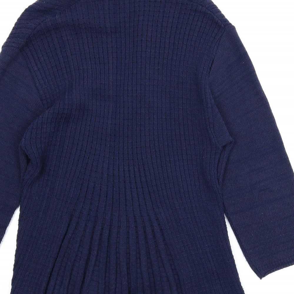Future Lady Womens Blue   Cardigan Jumper Size L