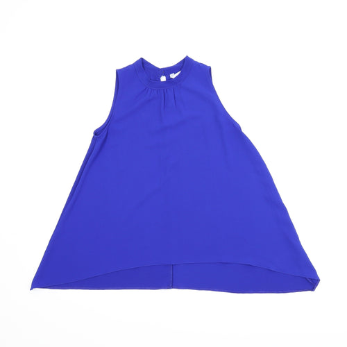 Red Herring Womens Blue   Basic Blouse Size 8