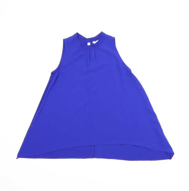 Red Herring Womens Blue   Basic Blouse Size 8