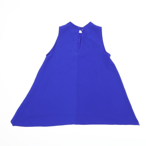 Red Herring Womens Blue   Basic Blouse Size 8