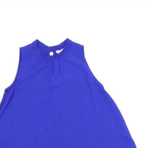 Red Herring Womens Blue   Basic Blouse Size 8