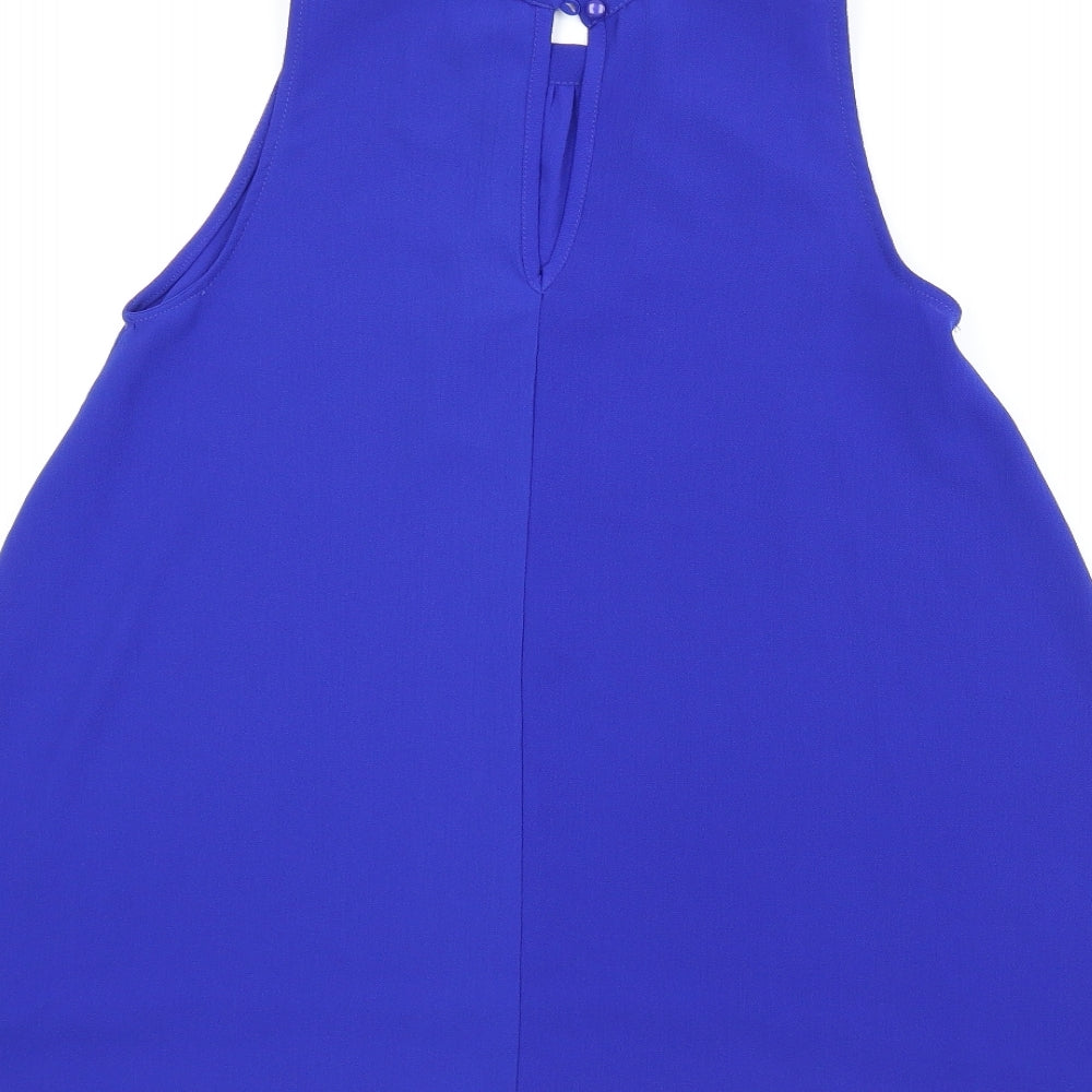 Red Herring Womens Blue   Basic Blouse Size 8