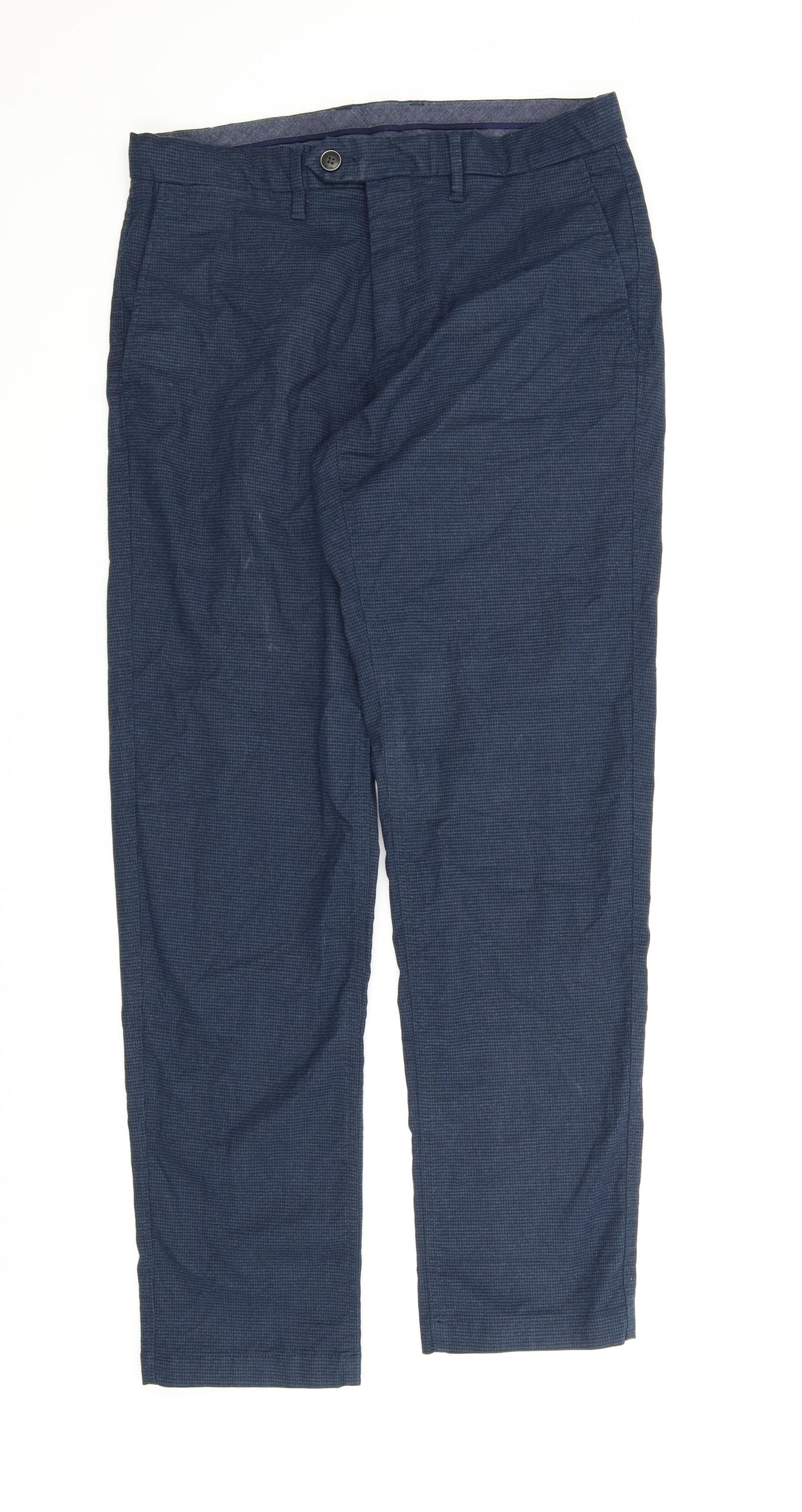 M&S Mens Blue   Carpenter Trousers Size 32 in L31 in