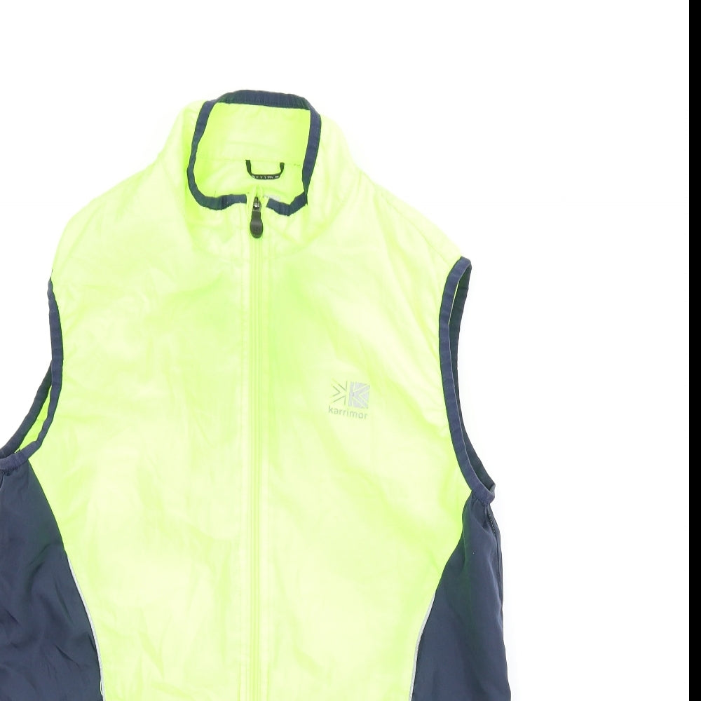 Karrimor Mens Yellow   Basic Casual Size S  - Vest, flourescent
