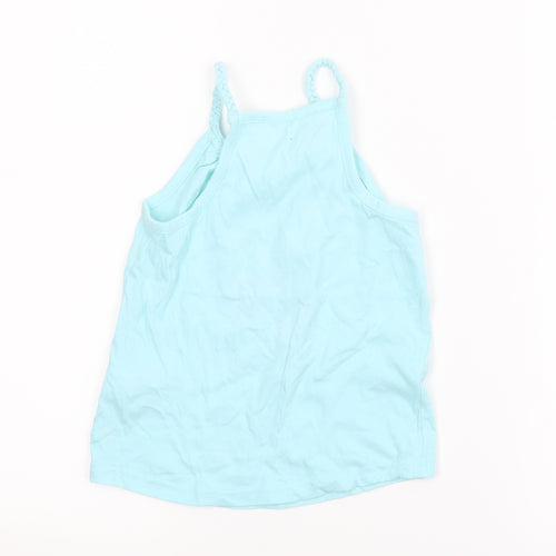 Primark Girls Blue   Camisole Blouse Size 5-6 Years  - Tropical