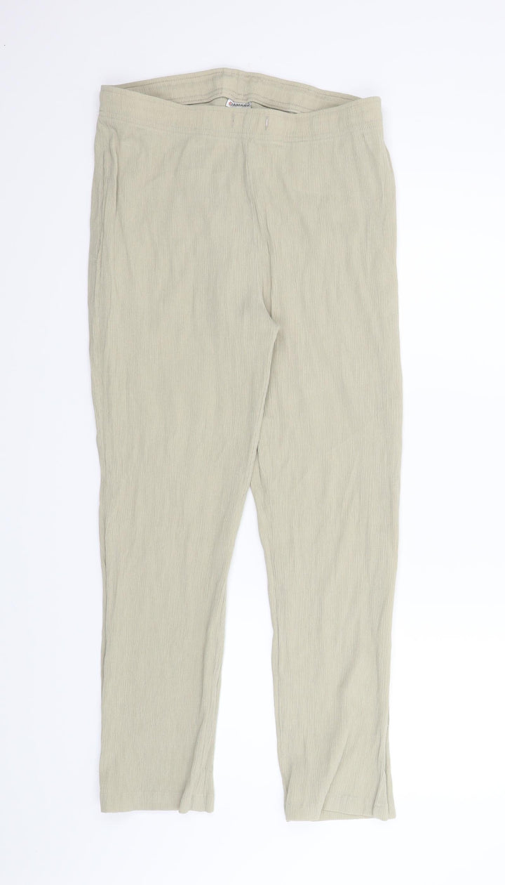 Damart Womens Beige Capri Trousers Size 20 L25 in