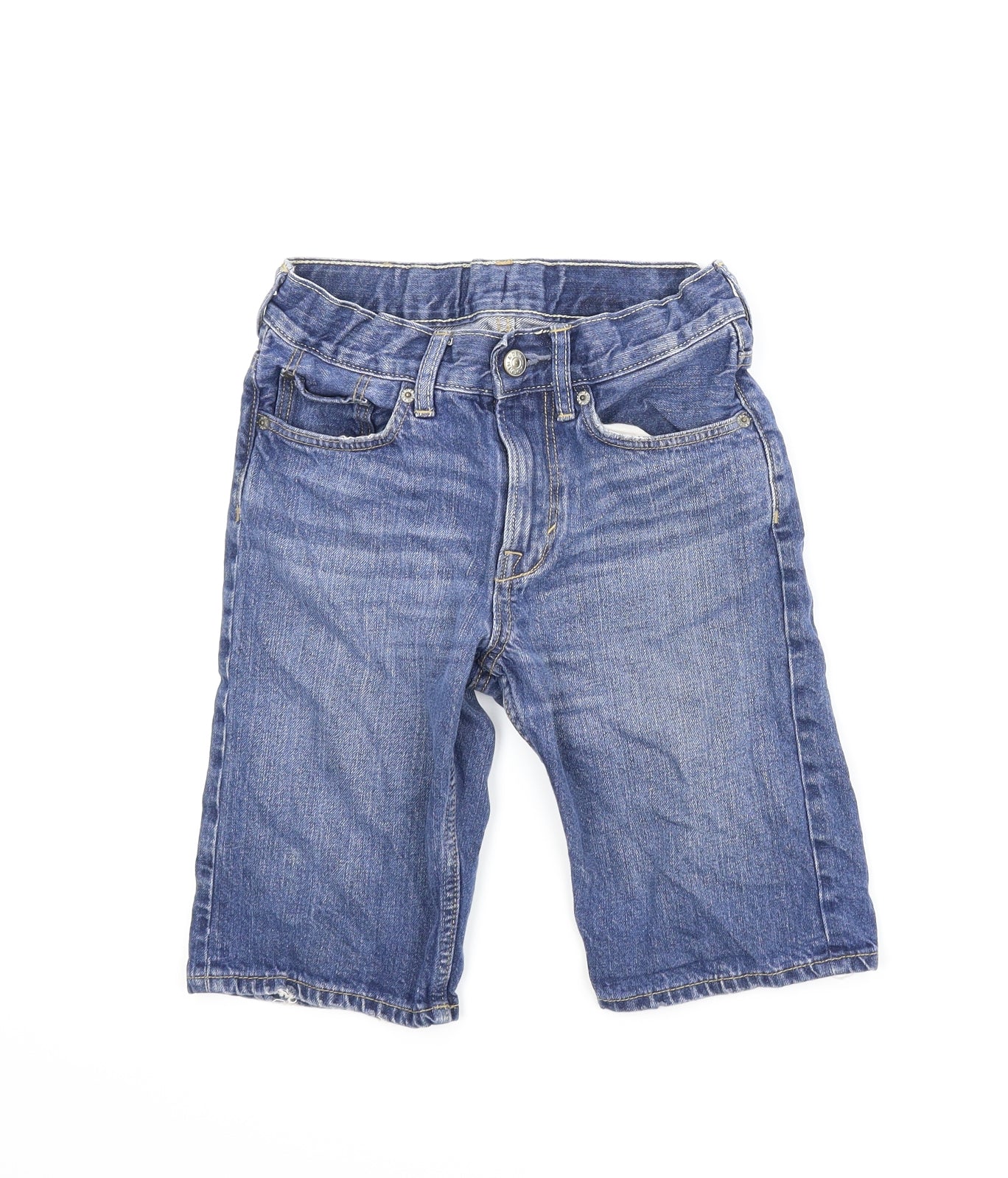 & Denim Boys Blue  Denim Bermuda Shorts Size 8-9 Years
