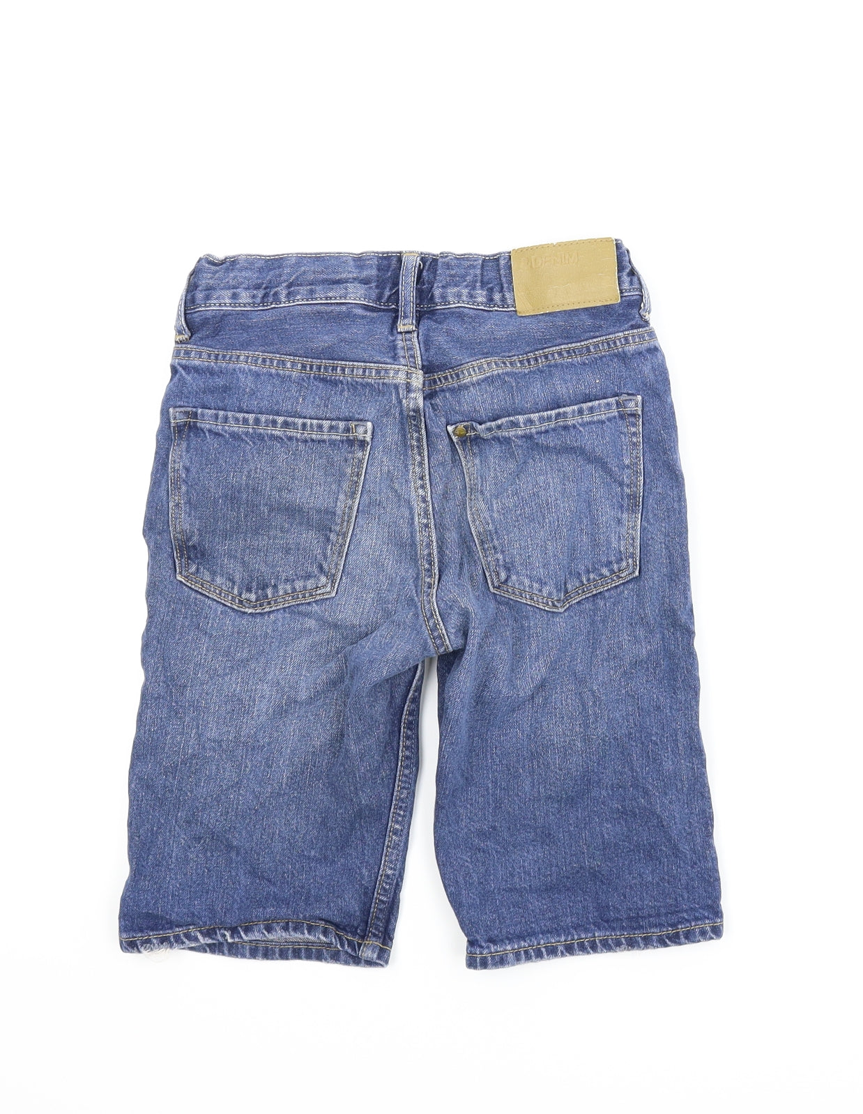 & Denim Boys Blue  Denim Bermuda Shorts Size 8-9 Years