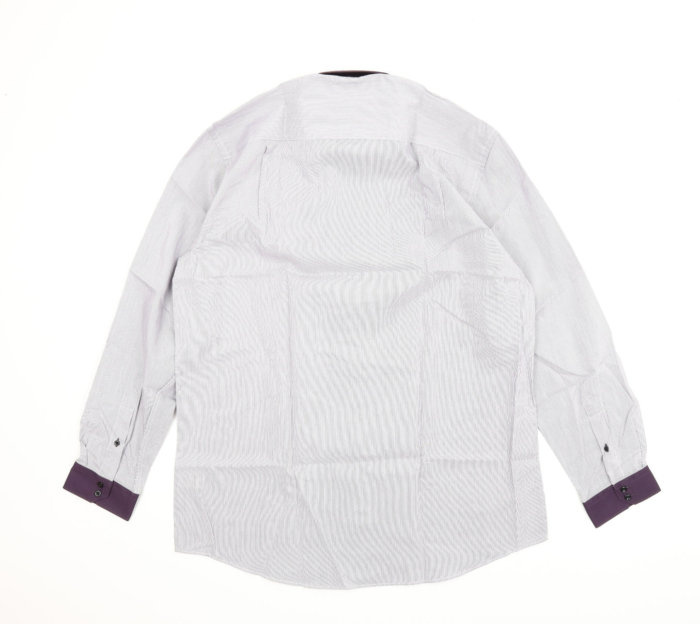 Taylor & Wright Mens Purple    Dress Shirt Size 16.5