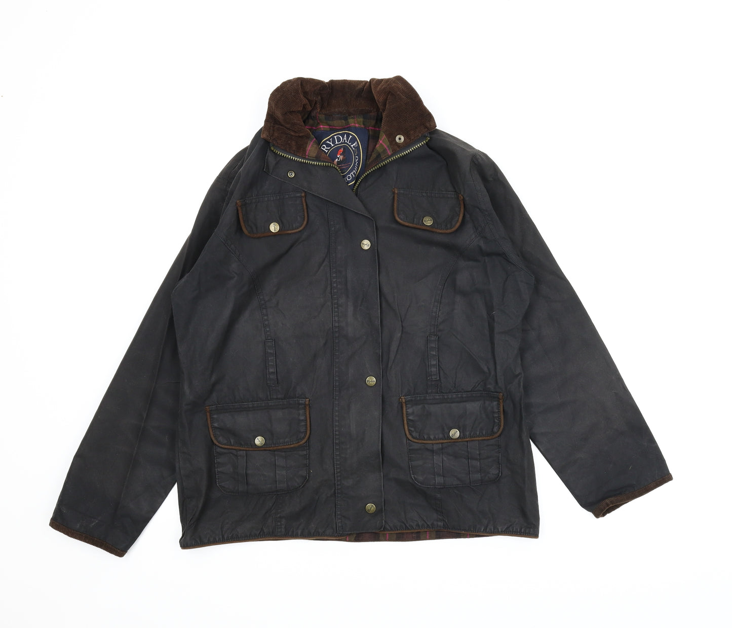 Rydale Womens Green   Jacket Coat Size 14  - Waxed cotton