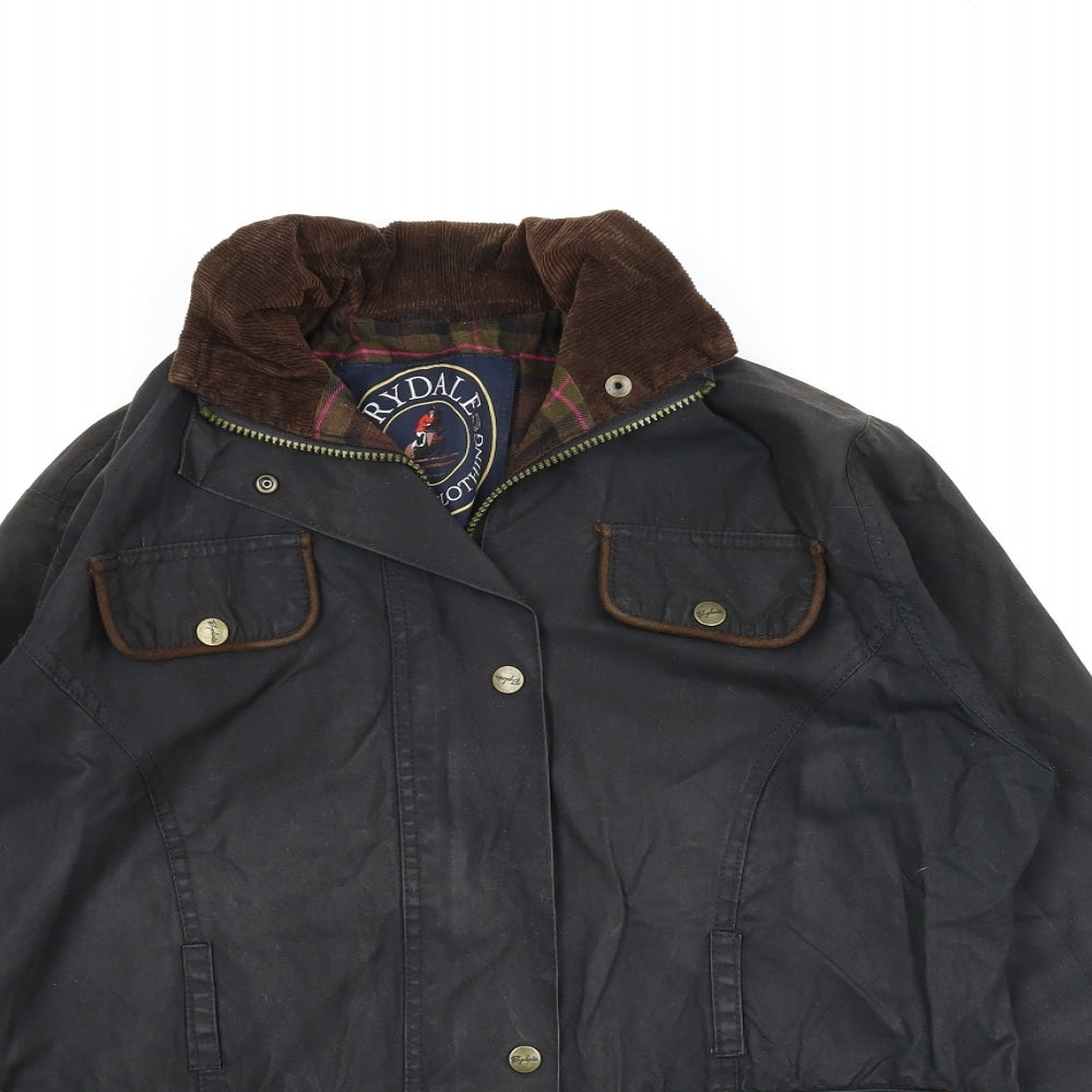 Rydale Womens Green   Jacket Coat Size 14  - Waxed cotton