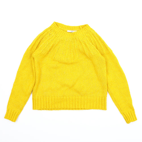 George Womens Yellow   Pullover Jumper Size S