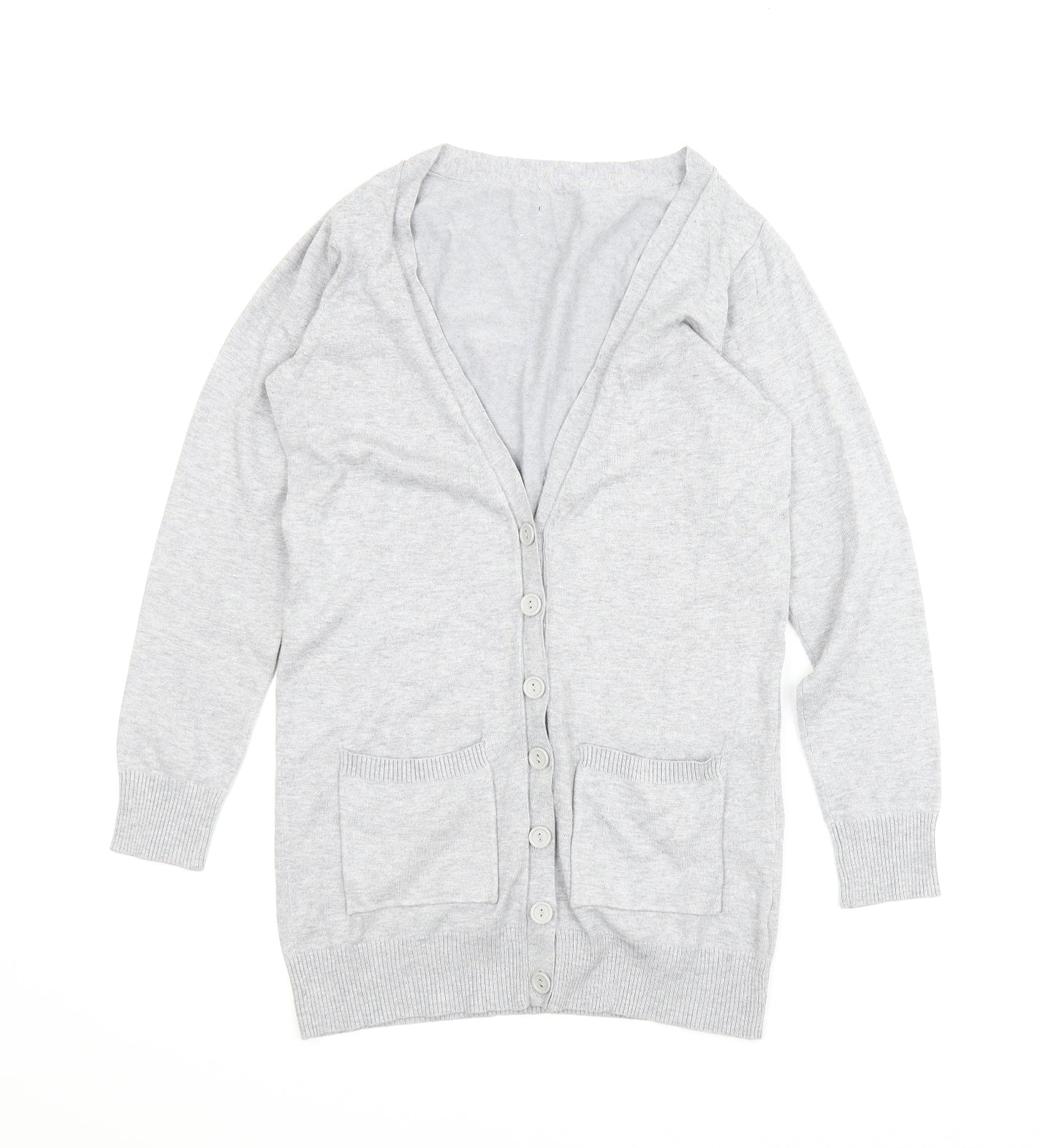 F&F Womens Grey   Cardigan Jumper Size 10