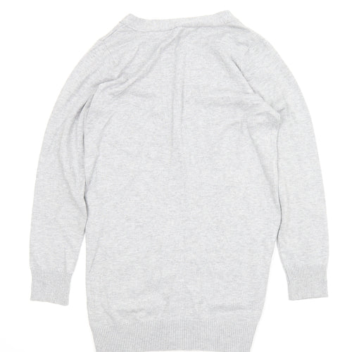 F&F Womens Grey   Cardigan Jumper Size 10