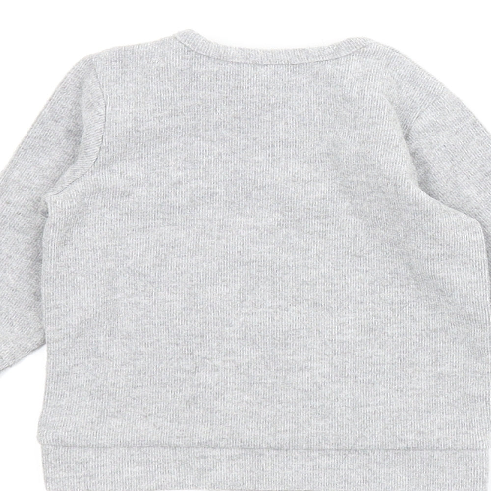 George Boys Grey   Pullover Jumper Size 6-9 Months