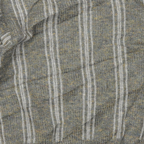 Strichschon Mens Grey Striped  Pullover Jumper Size XL