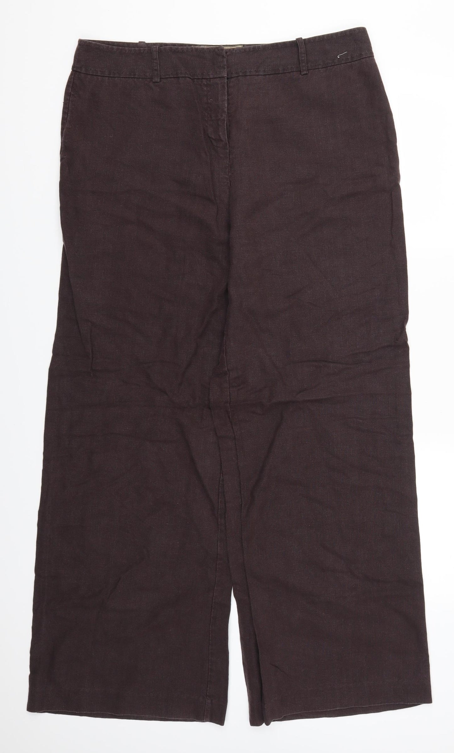 NEXT Womens Brown   Trousers  Size 16 L32 in