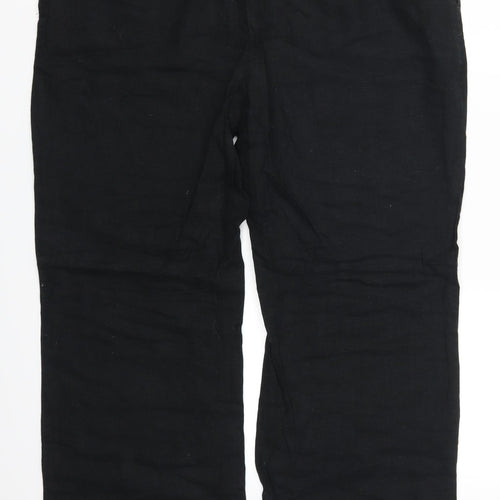 Preworn Womens Black   Trousers  Size 37 in L29 in