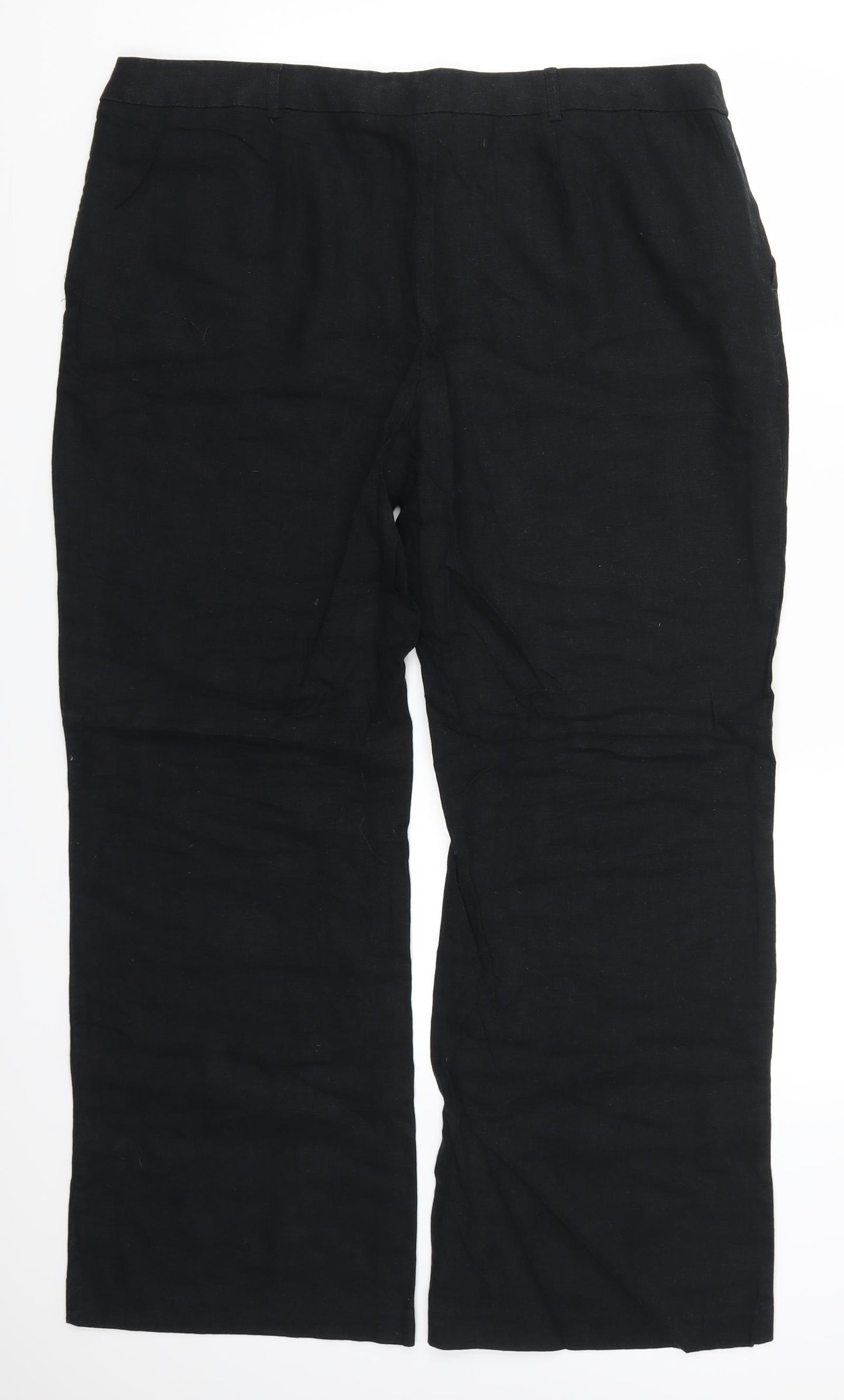 Preworn Womens Black   Trousers  Size 37 in L29 in