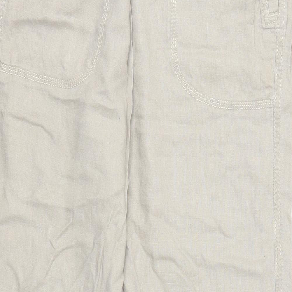 Marks and Spencer Womens Beige   Trousers  Size 10 L30 in