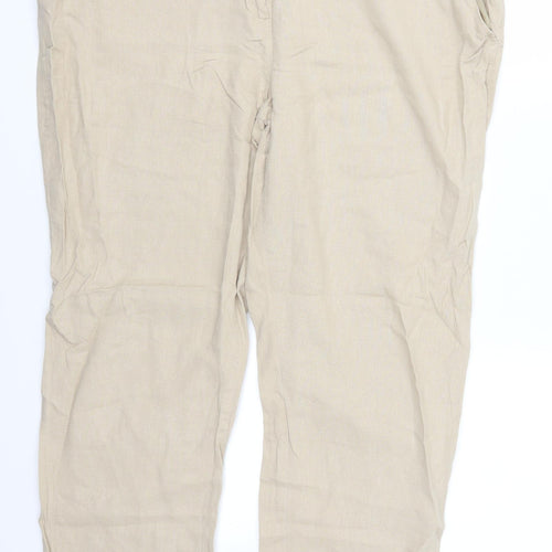 George Womens Beige   Trousers  Size 18 L26 in