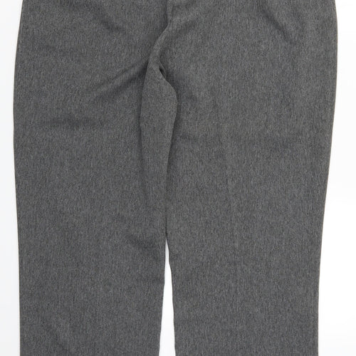 BHS Womens Grey Herringbone  Trousers  Size 20 L27.5 in