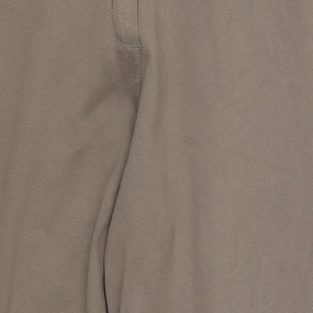 Fouganza Womens Brown   Cropped Trousers Size 34 in L26 in - Horse Riding