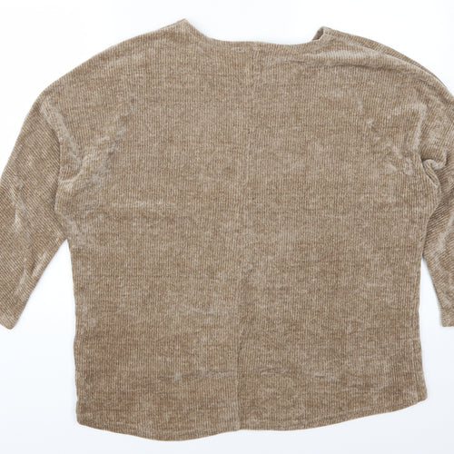 QED London Womens Brown   Pullover Jumper Size M