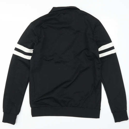 HIIT Mens Black Striped  Pullover Sweatshirt Size S