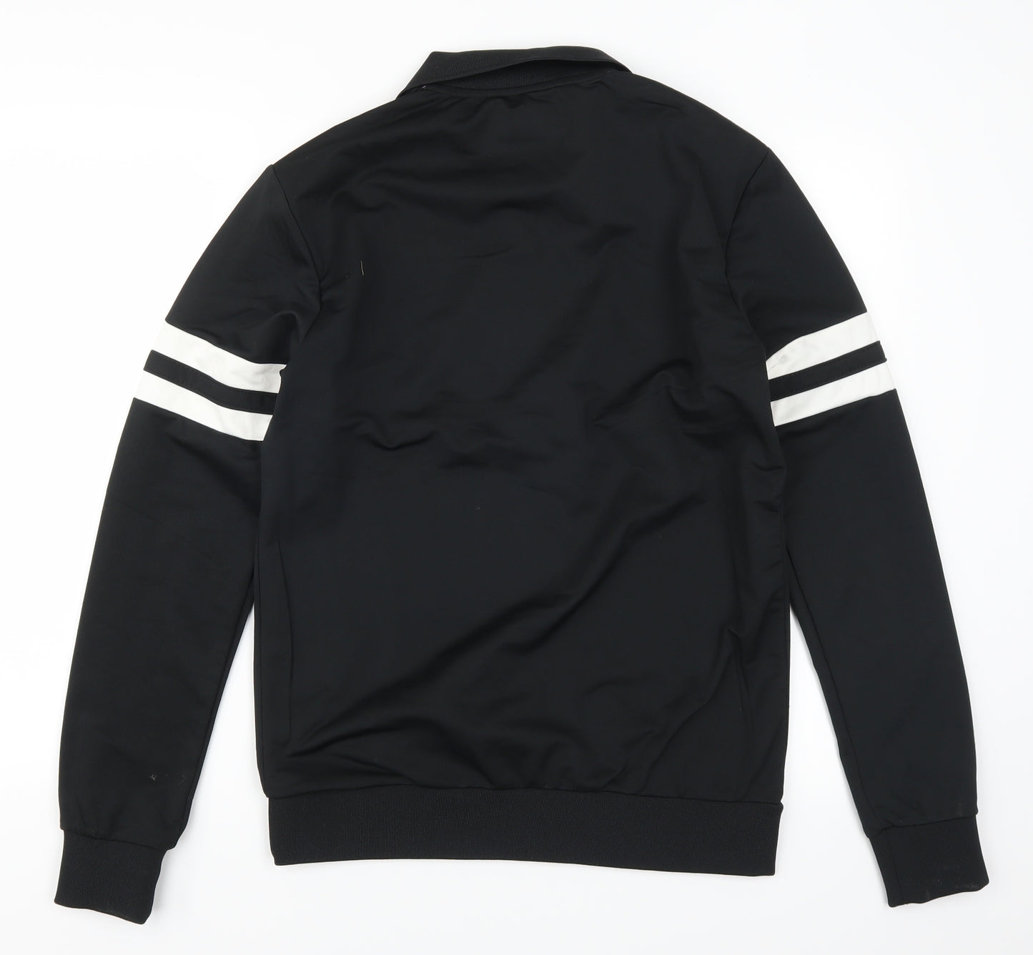 HIIT Mens Black Striped  Pullover Sweatshirt Size S