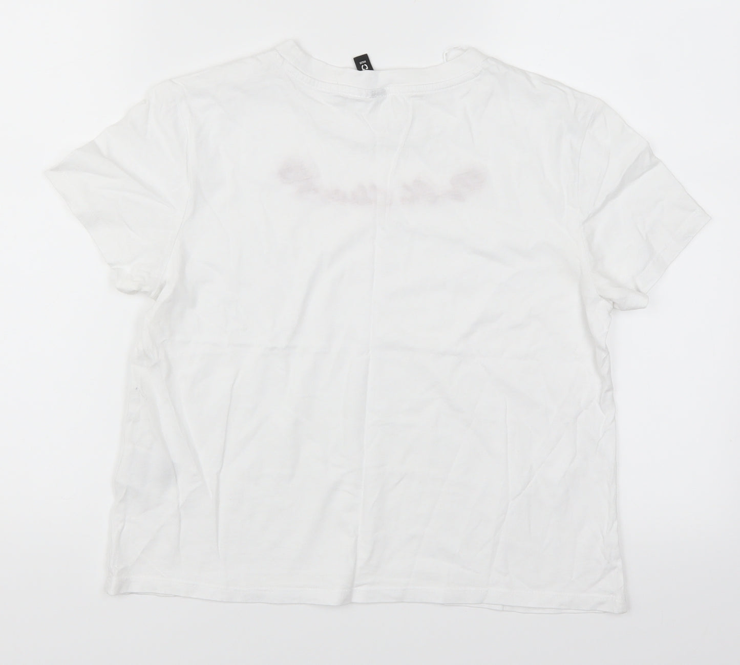 H&M Womens White   Basic T-Shirt Size S  - Oh Cherie