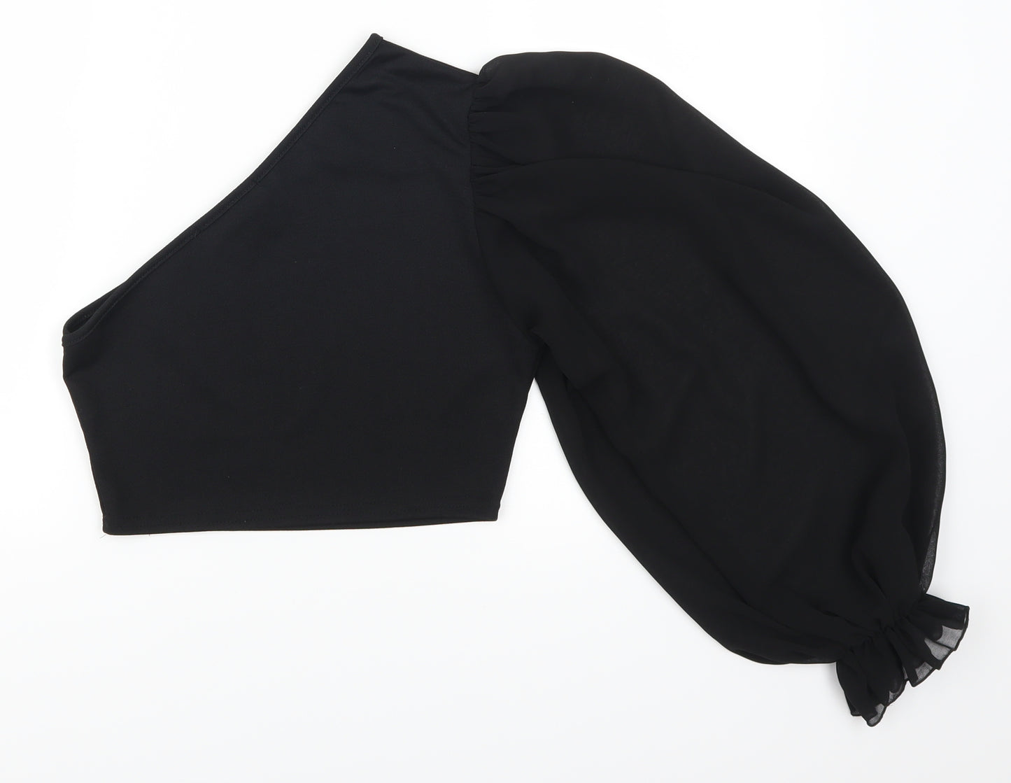 Femme Luxe Womens Black   Cropped T-Shirt Size 10