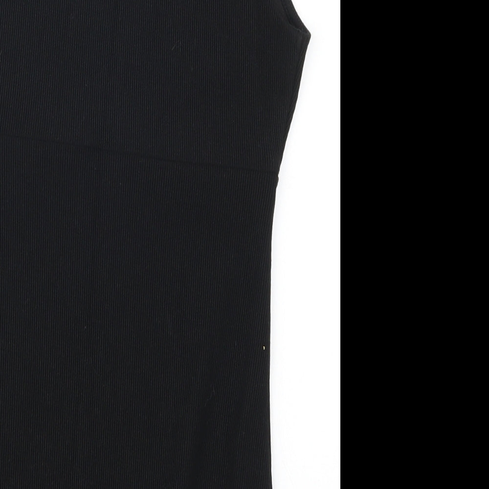 Topshop Womens Black   Bodysuit One-Piece Size 10