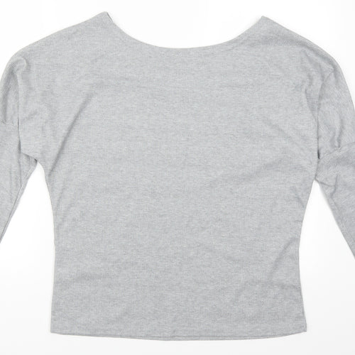 Preworn Womens Grey   Basic T-Shirt Size XL