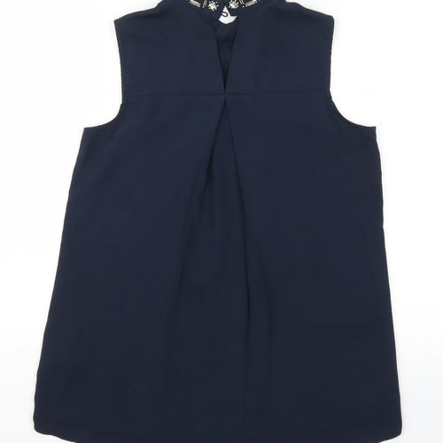 H&M Womens Blue   Basic Tank Size 8