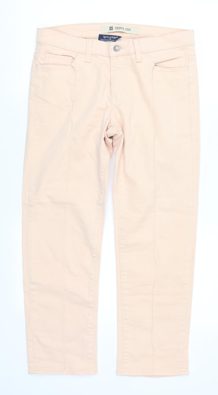 Gap Womens Pink  Denim Cropped Jeans Size 32 in L25 in