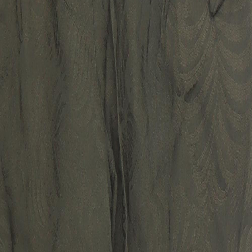 H&M Womens Green   Trousers  Size 8 L24 in - Leaf Print