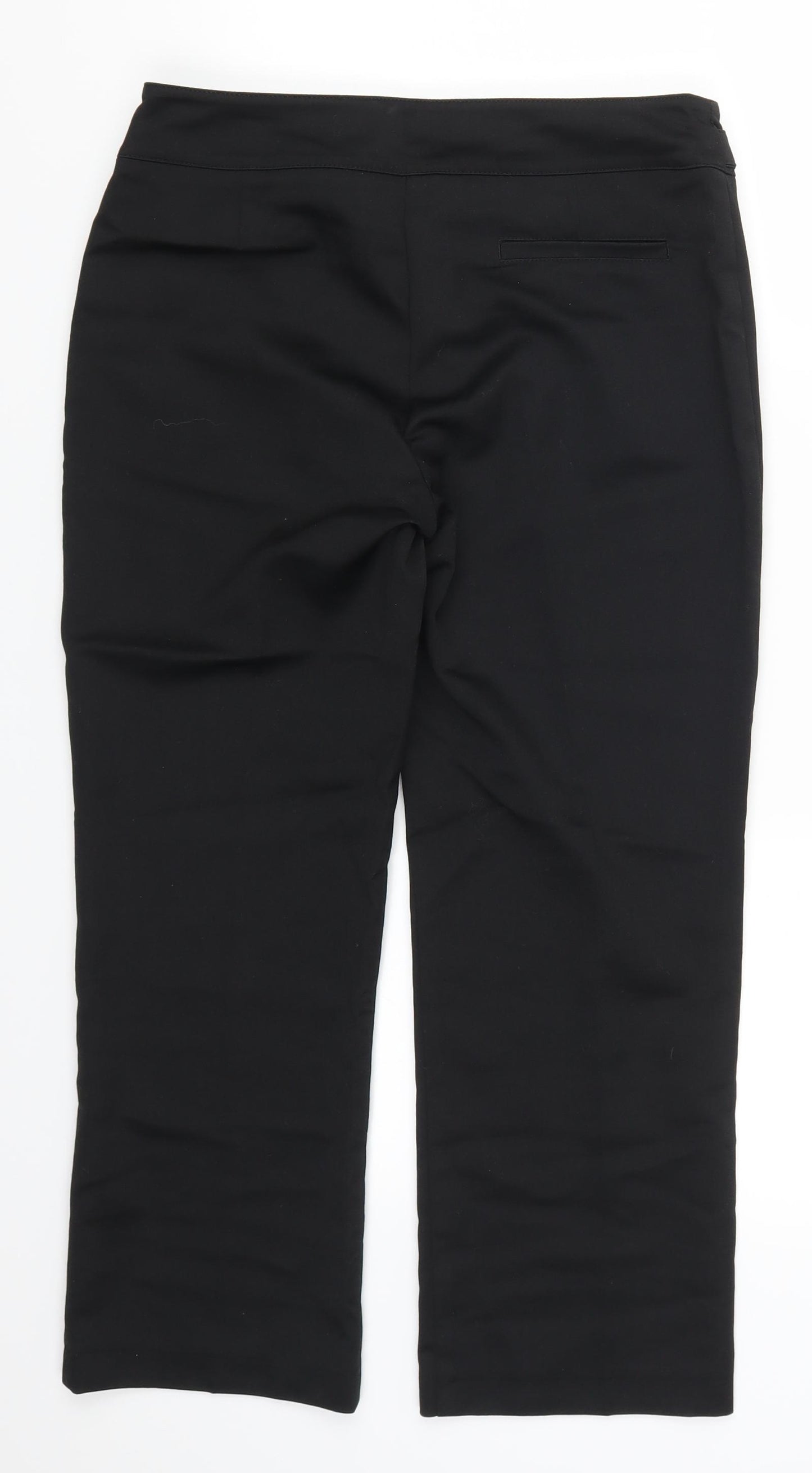 Preworn Womens Black   Trousers  Size 30 in L24 in