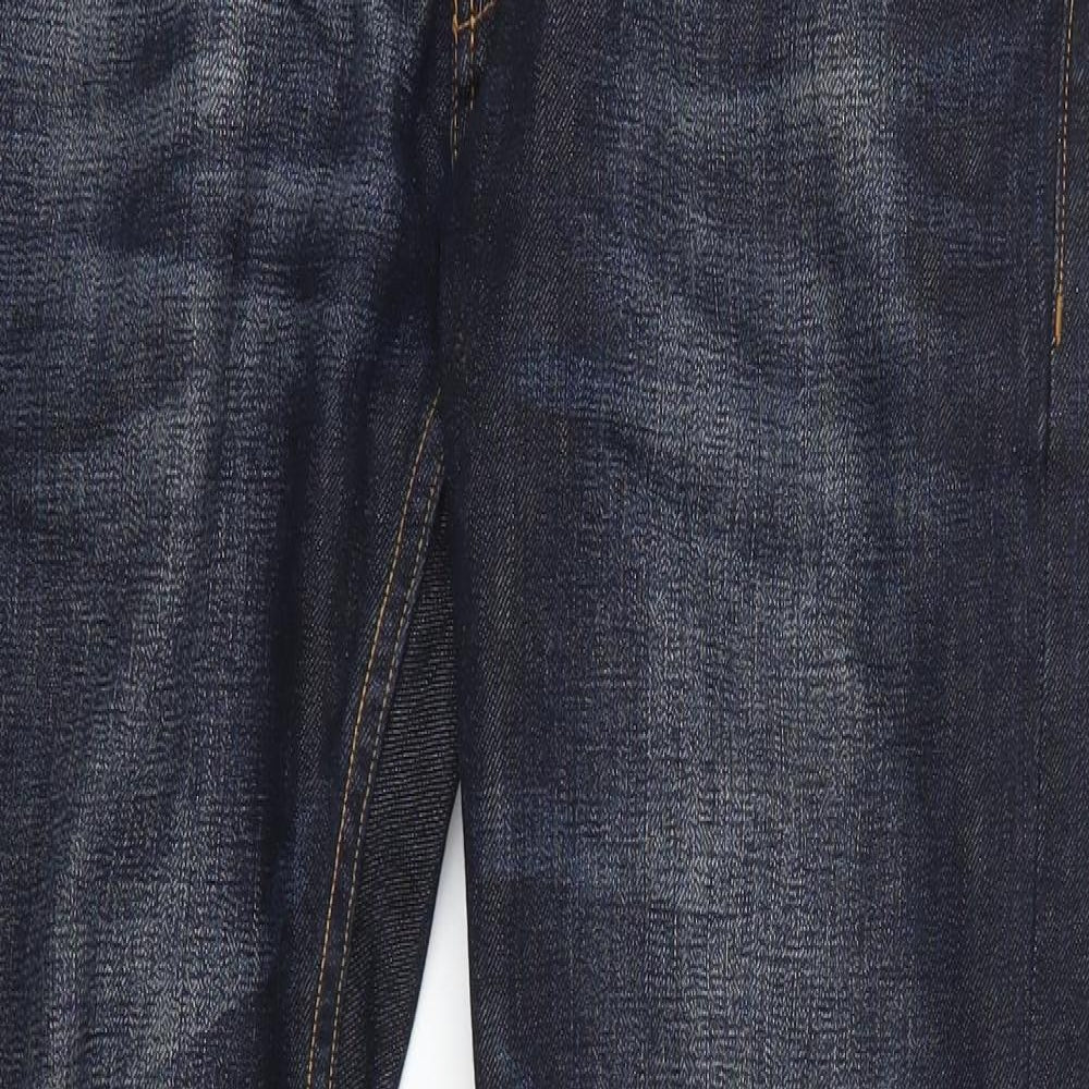 Jeff Banks Mens Blue  Denim Straight Jeans Size 34 L30 in