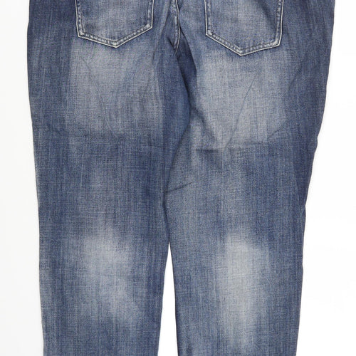 NEXT Womens Blue  Denim Straight Jeans Size 16 L29 in