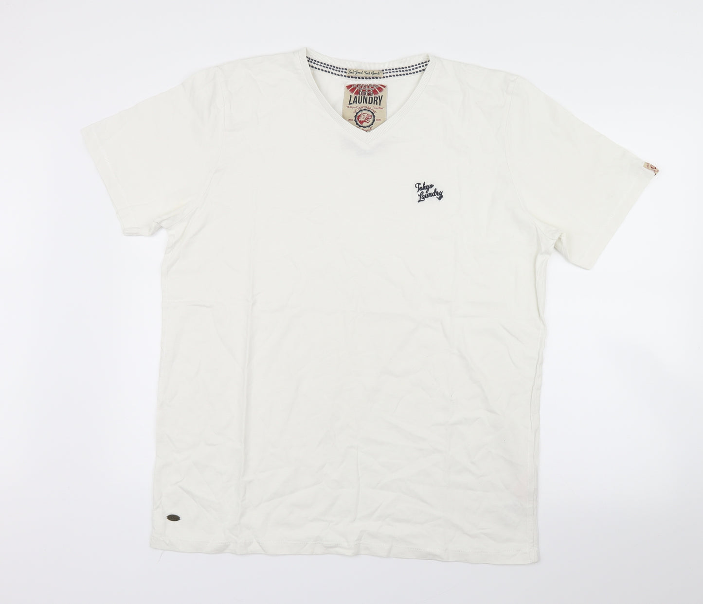 Tokyo Laundry Mens White    T-Shirt Size XL