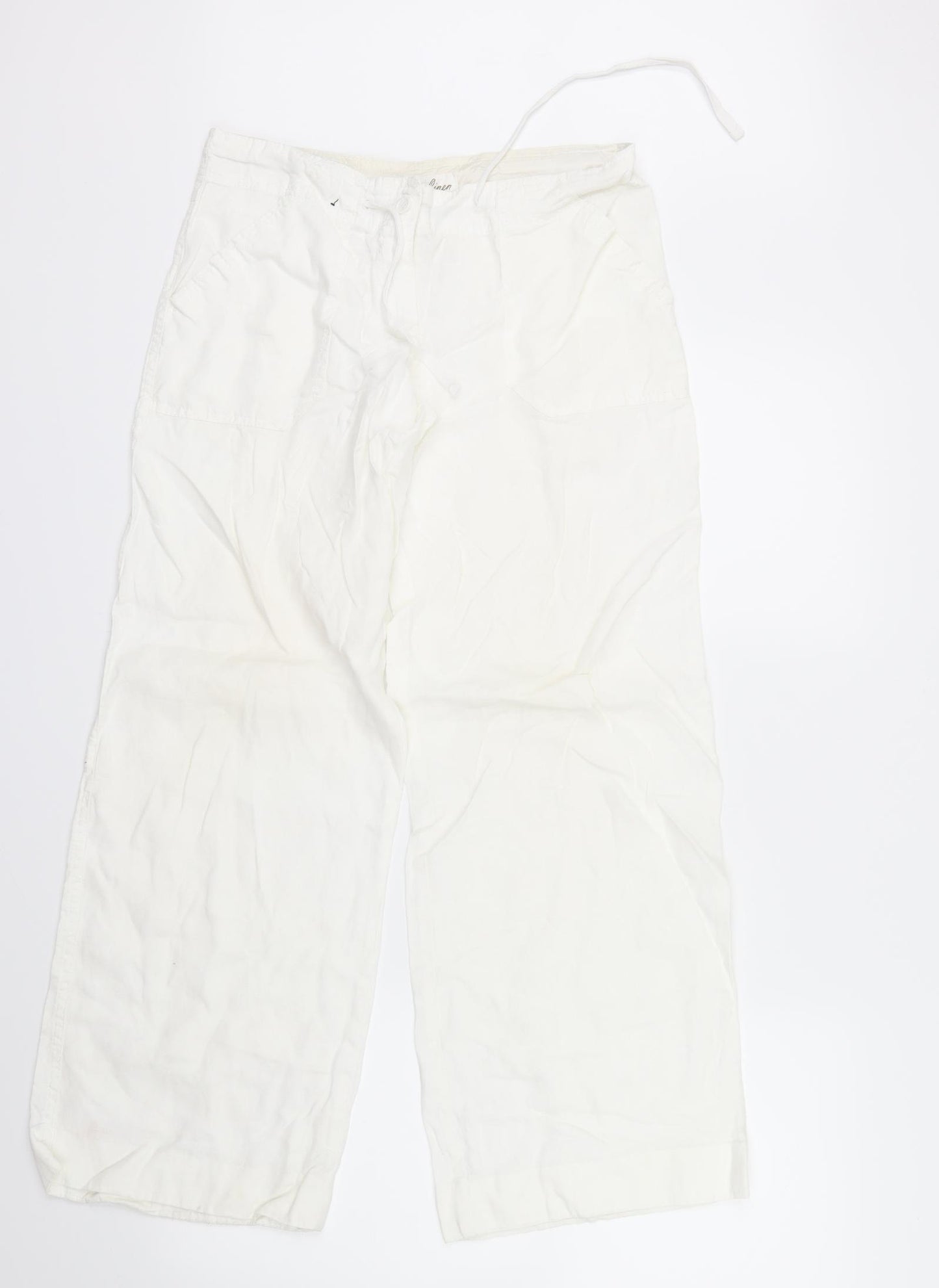 Atmosphere Womens White   Trousers  Size 8 L28 in
