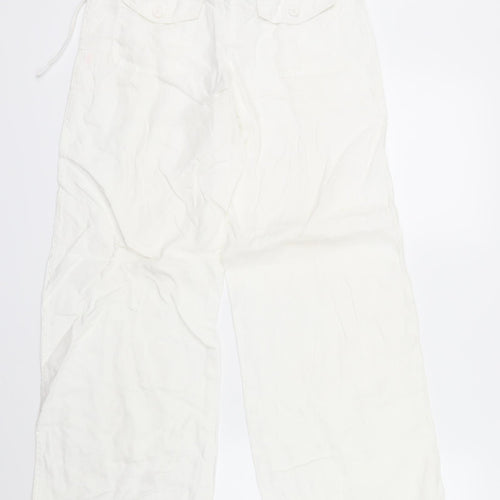 Atmosphere Womens White   Trousers  Size 8 L28 in