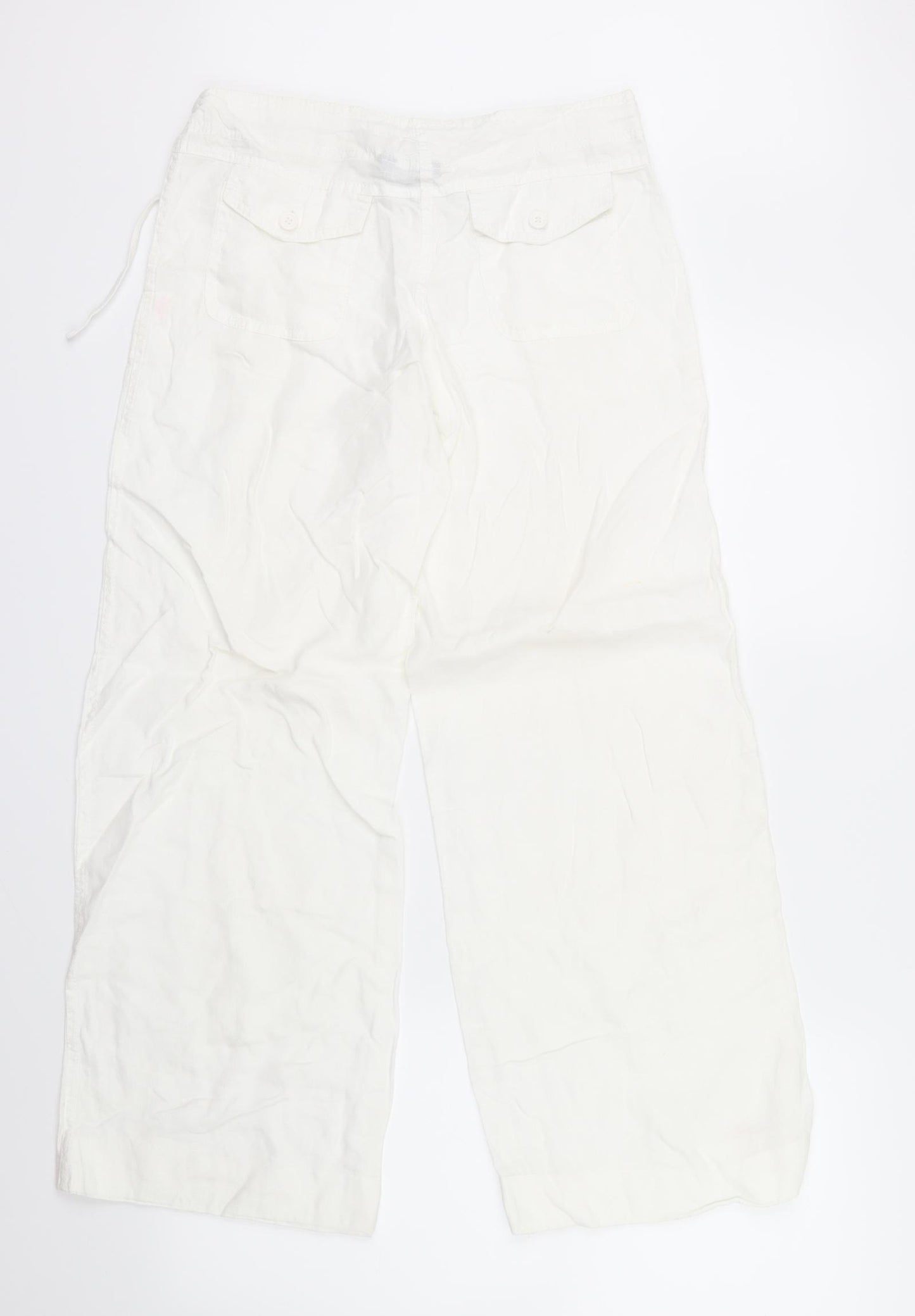 Atmosphere Womens White   Trousers  Size 8 L28 in