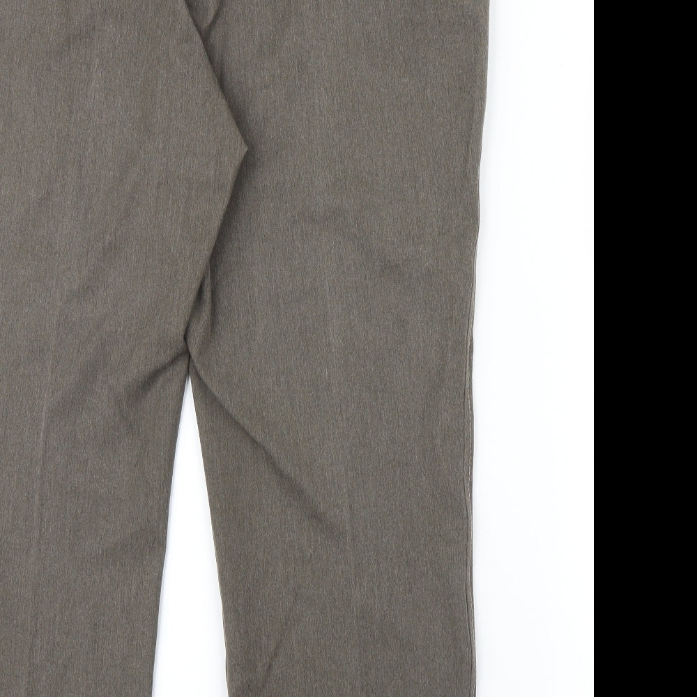 Marks and Spencer Womens Brown   Trousers  Size 18 L26 in - Short Leg