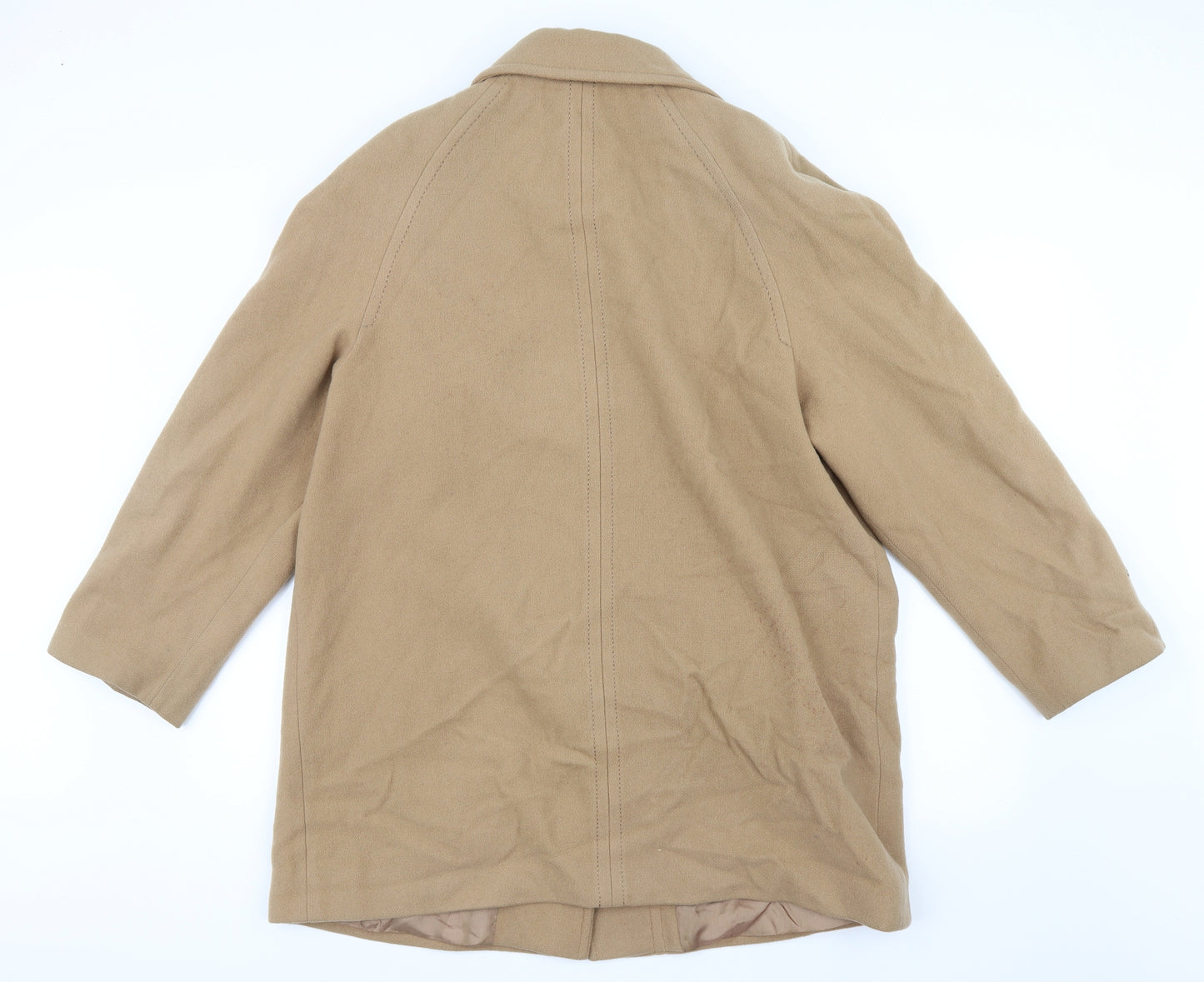 Miss Smith Womens Beige   Pea Coat Coat Size 16