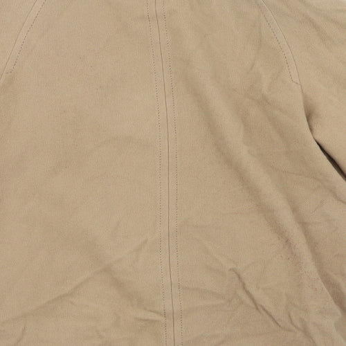 Miss Smith Womens Beige   Pea Coat Coat Size 16