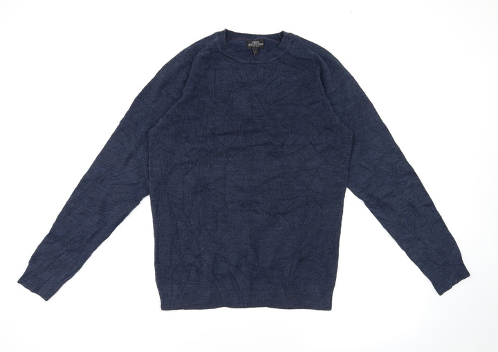 next Mens Blue Pullover Sweatshirt Size S